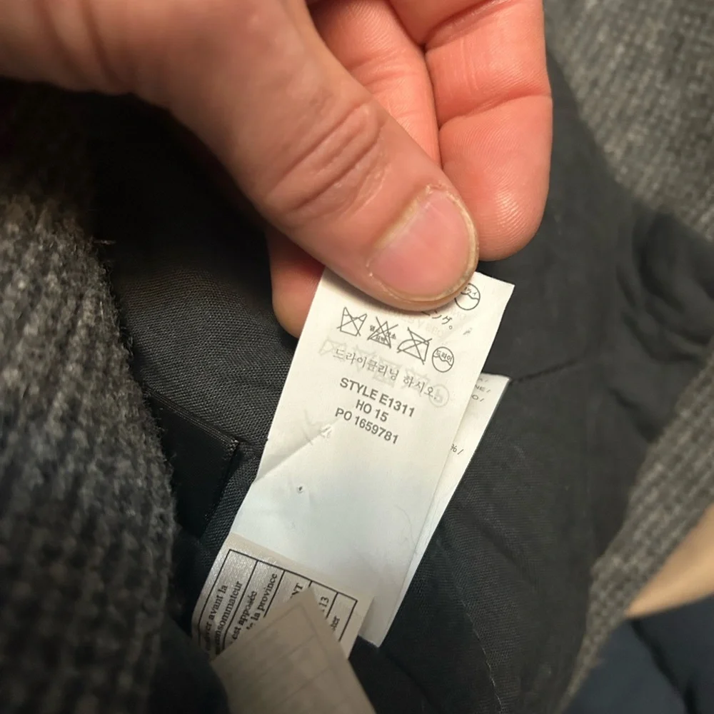 J. Crew Gray Wool Blend Single-Breasted Overcoat